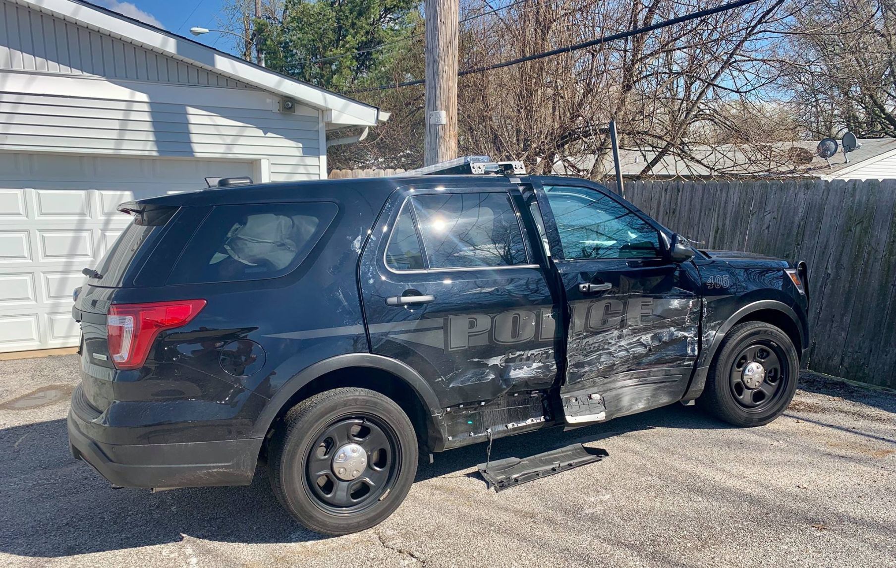 Edmundson police car